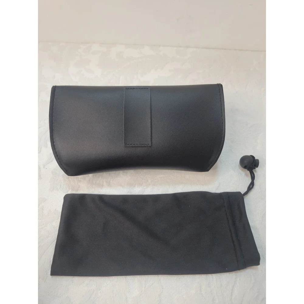 Ray Ban Sunglasses Case with Pouch Black‎ soft Shell Travel Storage